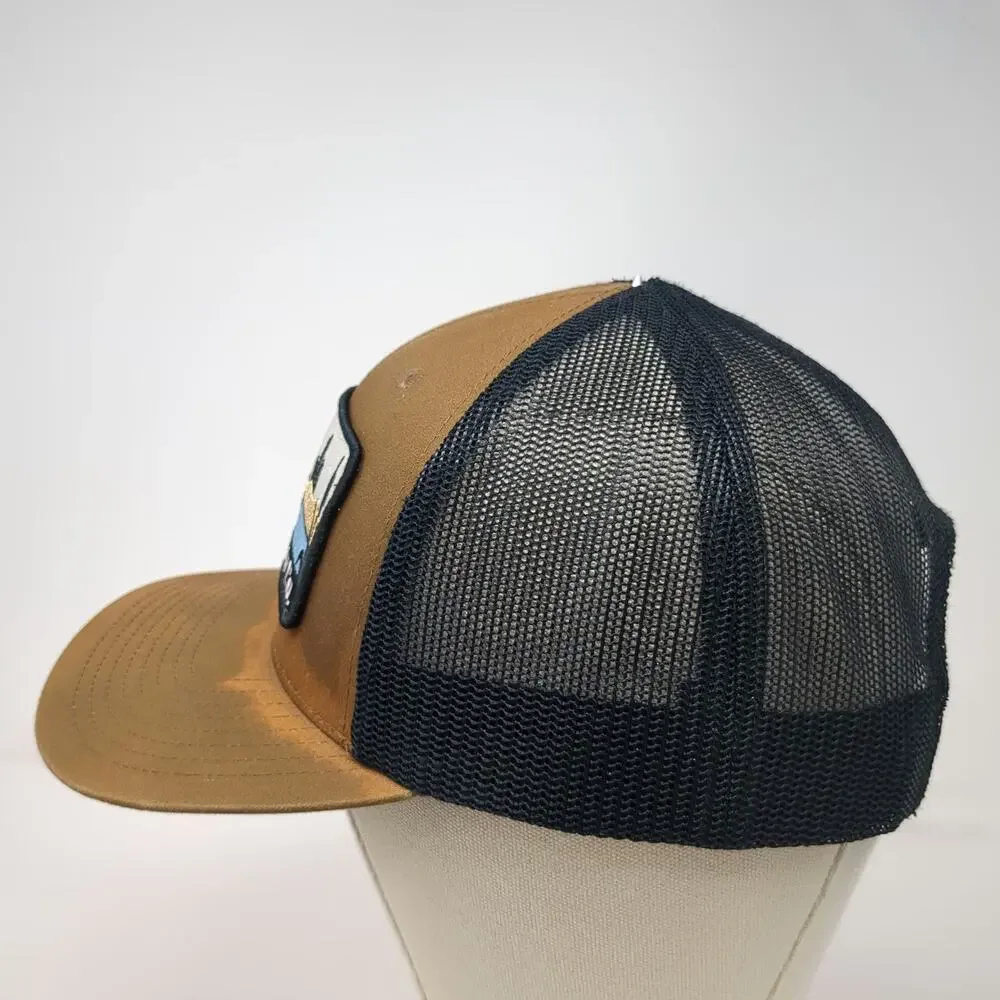 Red Dirt Hat Co. Trucker Hat Brown One Size Mesh Back Snapback Nature Patch